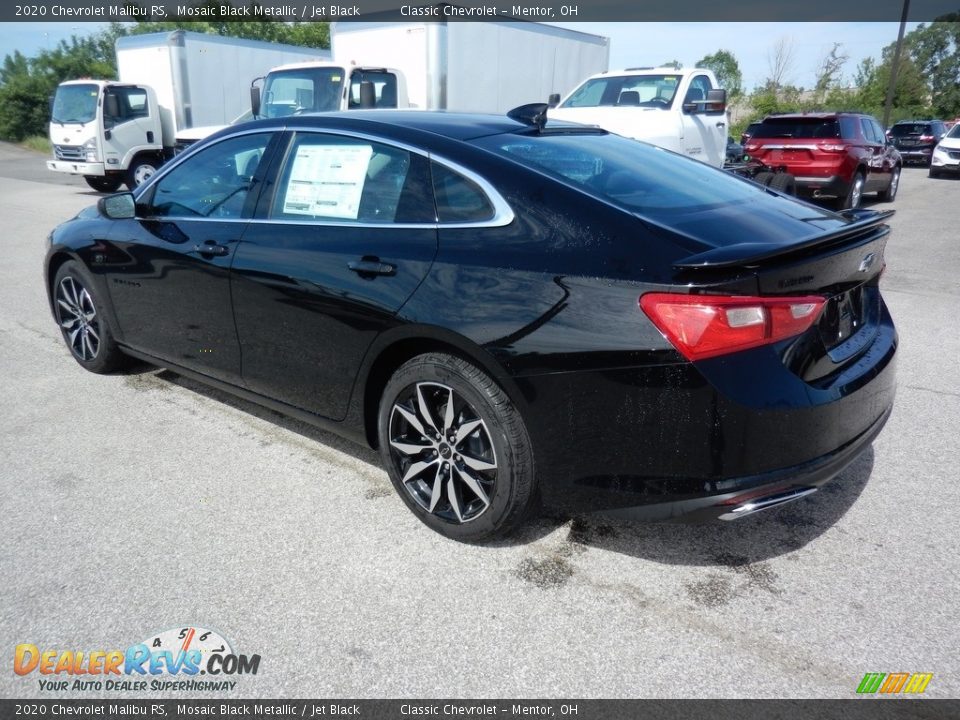 Mosaic Black Metallic 2020 Chevrolet Malibu RS Photo #5