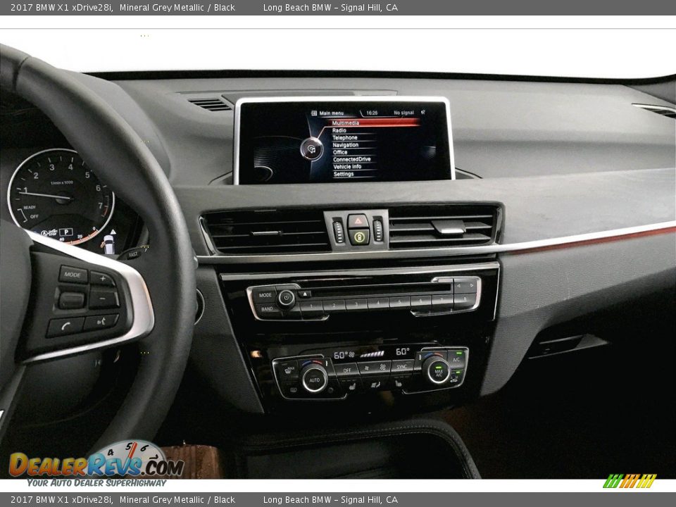 2017 BMW X1 xDrive28i Mineral Grey Metallic / Black Photo #5