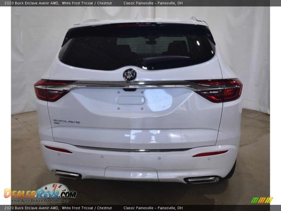 2020 Buick Enclave Avenir AWD White Frost Tricoat / Chestnut Photo #4