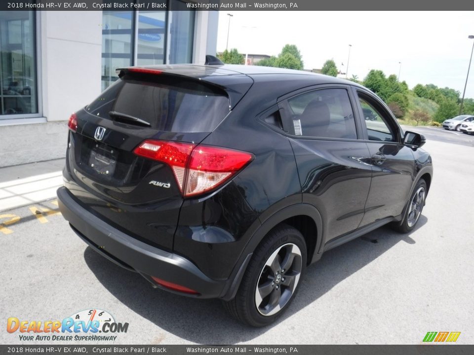 2018 Honda HR-V EX AWD Crystal Black Pearl / Black Photo #10