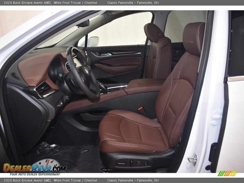 2020 Buick Enclave Avenir AWD White Frost Tricoat / Chestnut Photo #7