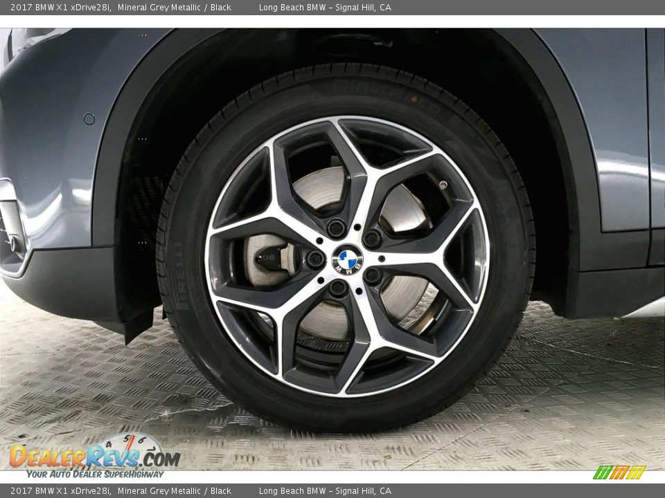 2017 BMW X1 xDrive28i Mineral Grey Metallic / Black Photo #8