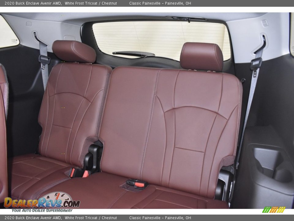 2020 Buick Enclave Avenir AWD White Frost Tricoat / Chestnut Photo #9