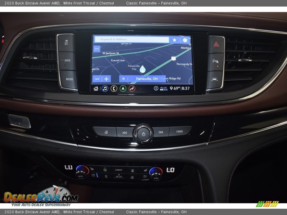 2020 Buick Enclave Avenir AWD White Frost Tricoat / Chestnut Photo #11