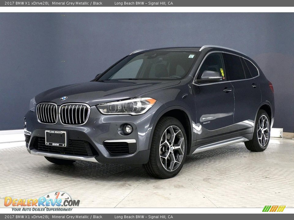 2017 BMW X1 xDrive28i Mineral Grey Metallic / Black Photo #12