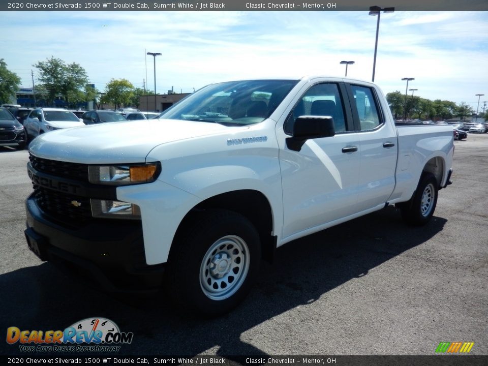 2020 Chevrolet Silverado 1500 WT Double Cab Summit White / Jet Black Photo #1