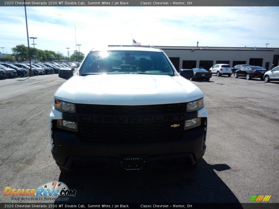 2020 Chevrolet Silverado 1500 WT Double Cab Summit White / Jet Black Photo #2