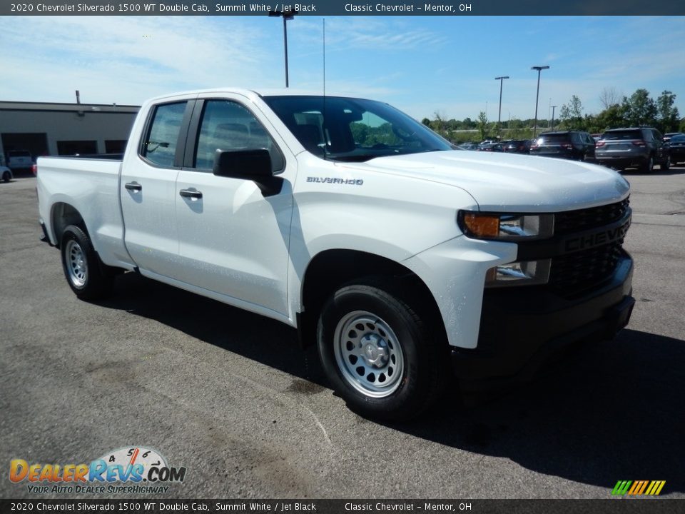 2020 Chevrolet Silverado 1500 WT Double Cab Summit White / Jet Black Photo #3