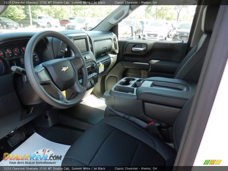 2020 Chevrolet Silverado 1500 WT Double Cab Summit White / Jet Black Photo #7