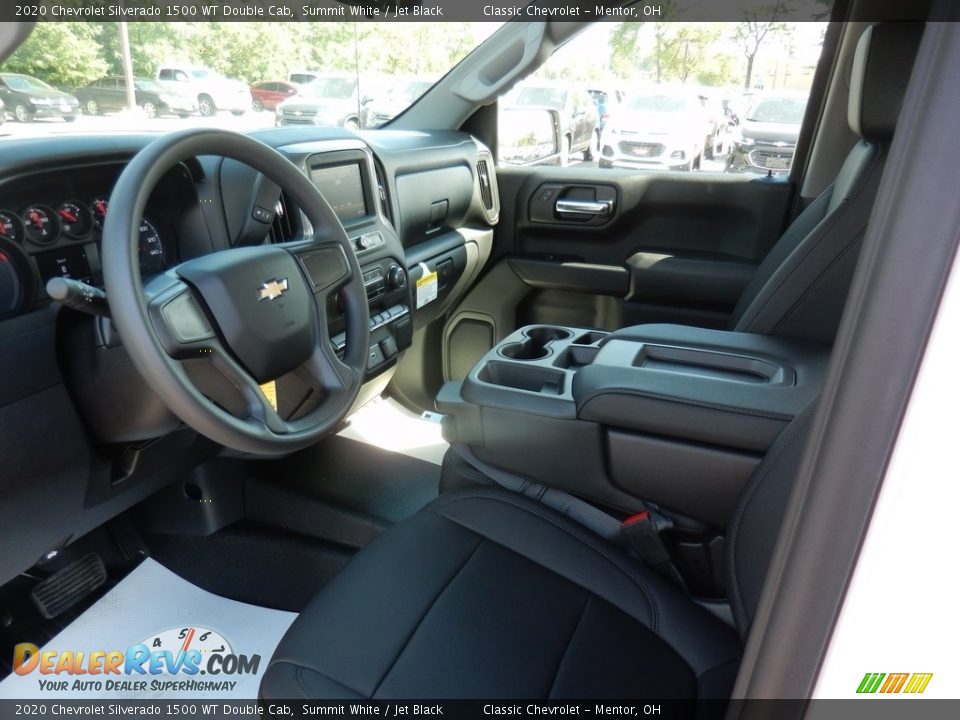 2020 Chevrolet Silverado 1500 WT Double Cab Summit White / Jet Black Photo #7