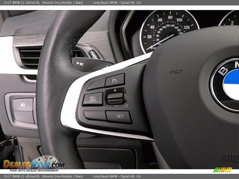 2017 BMW X1 xDrive28i Mineral Grey Metallic / Black Photo #18