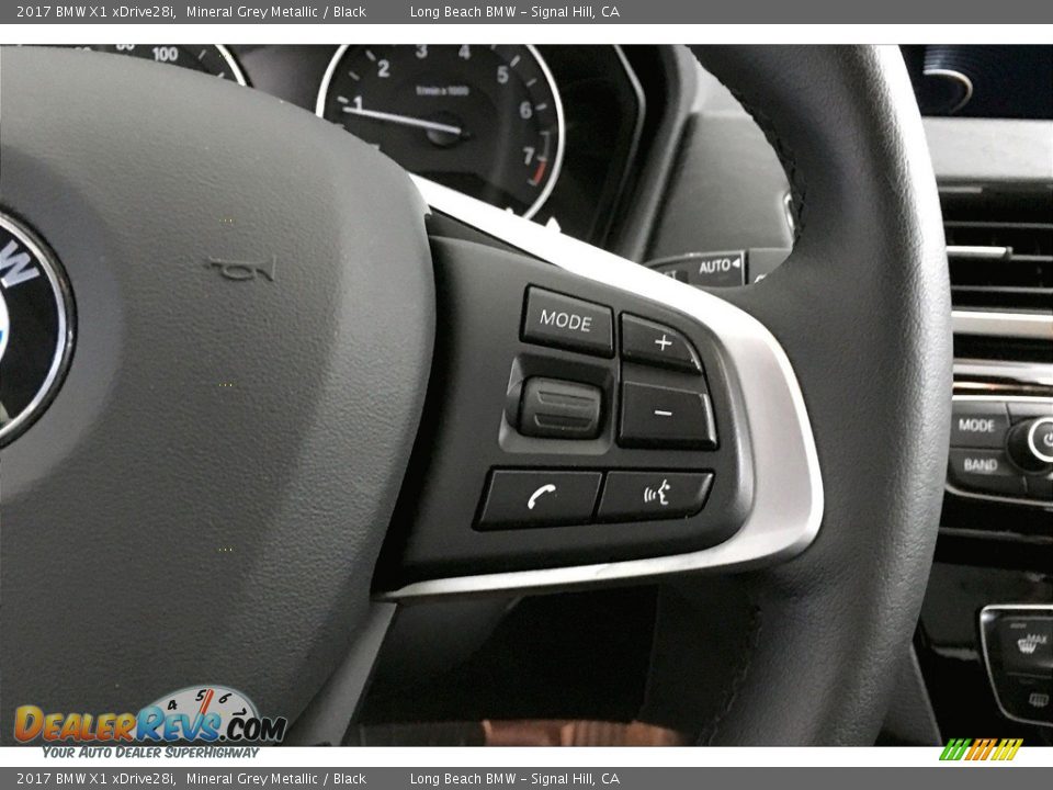 2017 BMW X1 xDrive28i Mineral Grey Metallic / Black Photo #19
