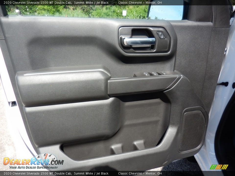 2020 Chevrolet Silverado 1500 WT Double Cab Summit White / Jet Black Photo #8