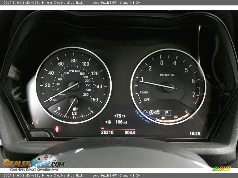 2017 BMW X1 xDrive28i Mineral Grey Metallic / Black Photo #20