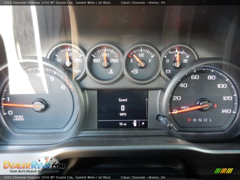 2020 Chevrolet Silverado 1500 WT Double Cab Summit White / Jet Black Photo #9