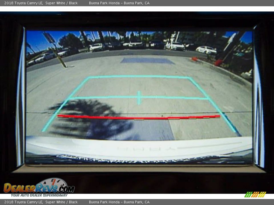 2018 Toyota Camry LE Super White / Black Photo #27