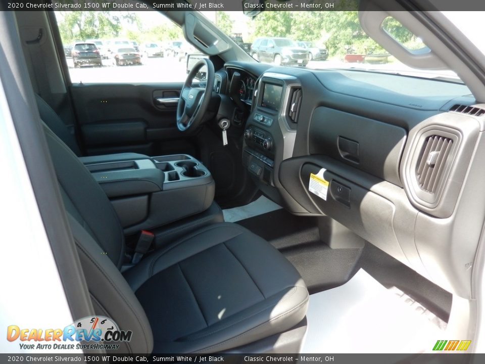 2020 Chevrolet Silverado 1500 WT Double Cab Summit White / Jet Black Photo #11