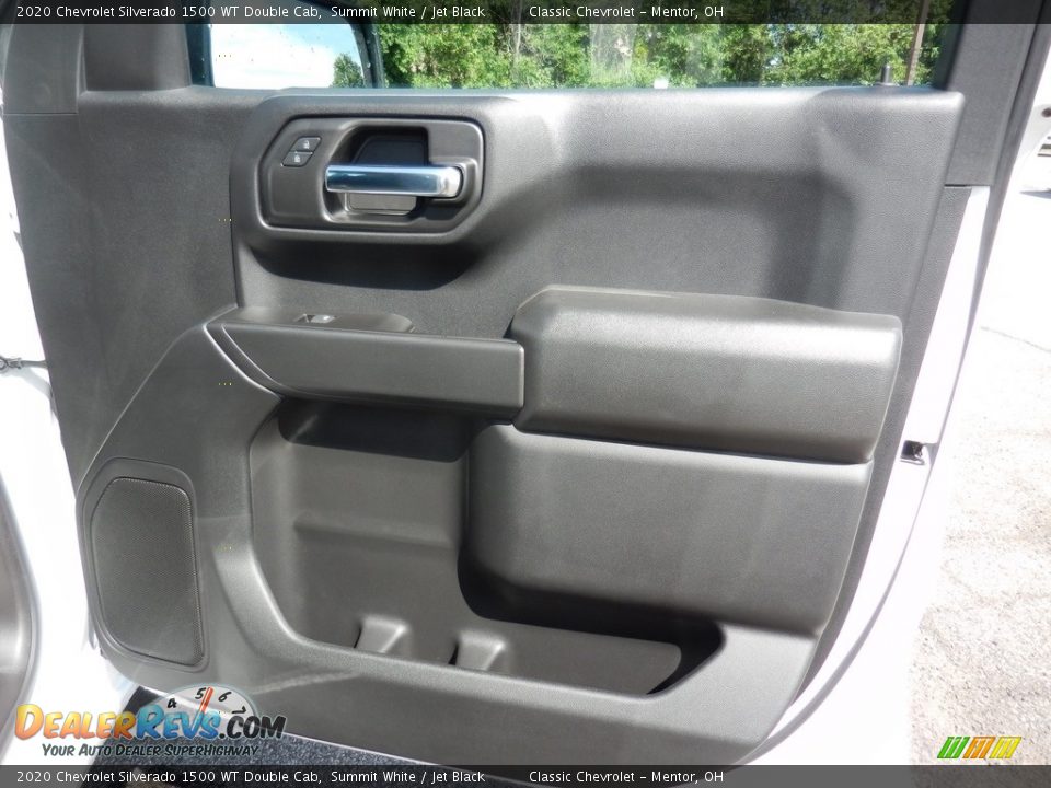 2020 Chevrolet Silverado 1500 WT Double Cab Summit White / Jet Black Photo #12