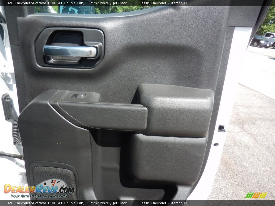 2020 Chevrolet Silverado 1500 WT Double Cab Summit White / Jet Black Photo #14