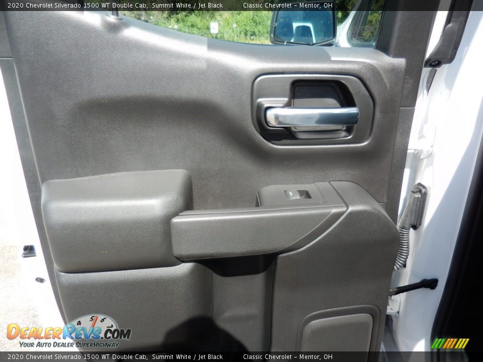 2020 Chevrolet Silverado 1500 WT Double Cab Summit White / Jet Black Photo #16