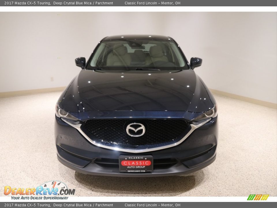 2017 Mazda CX-5 Touring Deep Crystal Blue Mica / Parchment Photo #2
