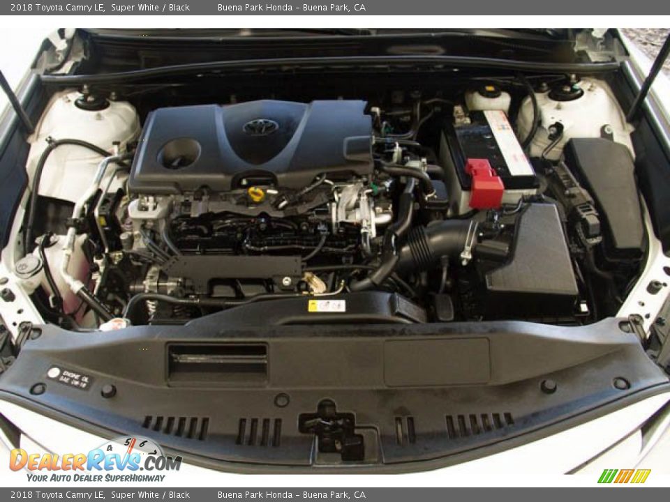2018 Toyota Camry LE Super White / Black Photo #34