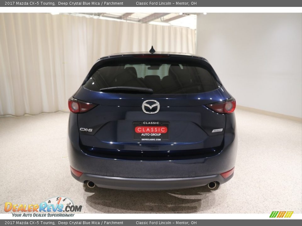 2017 Mazda CX-5 Touring Deep Crystal Blue Mica / Parchment Photo #4