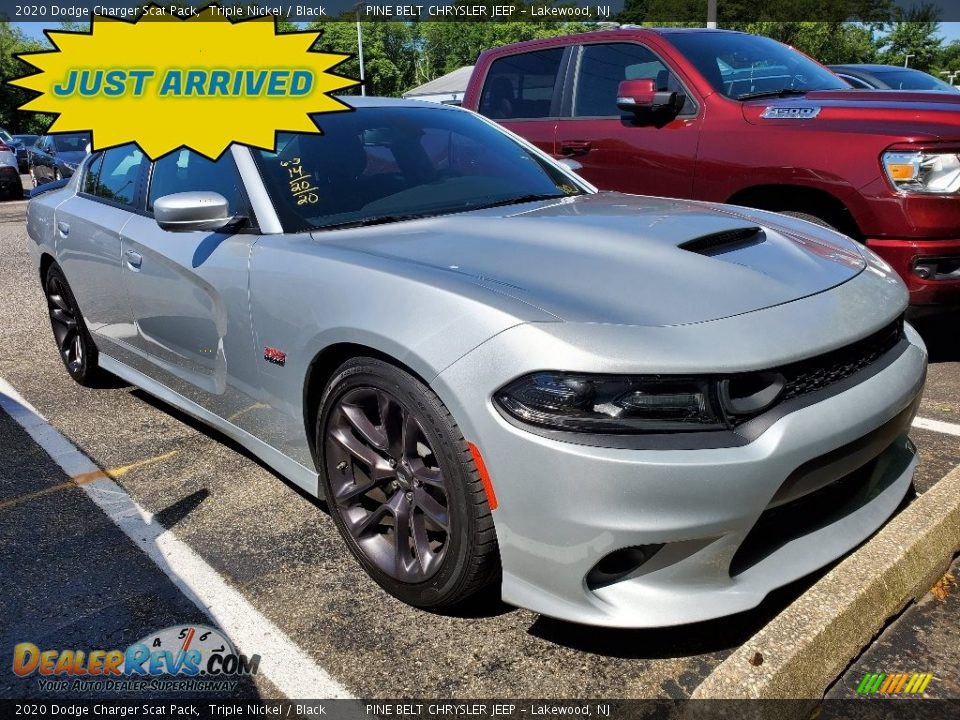 2020 Dodge Charger Scat Pack Triple Nickel / Black Photo #1