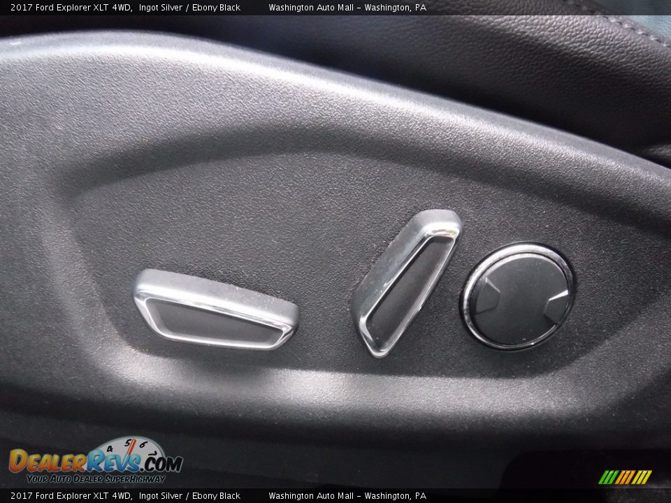 2017 Ford Explorer XLT 4WD Ingot Silver / Ebony Black Photo #15