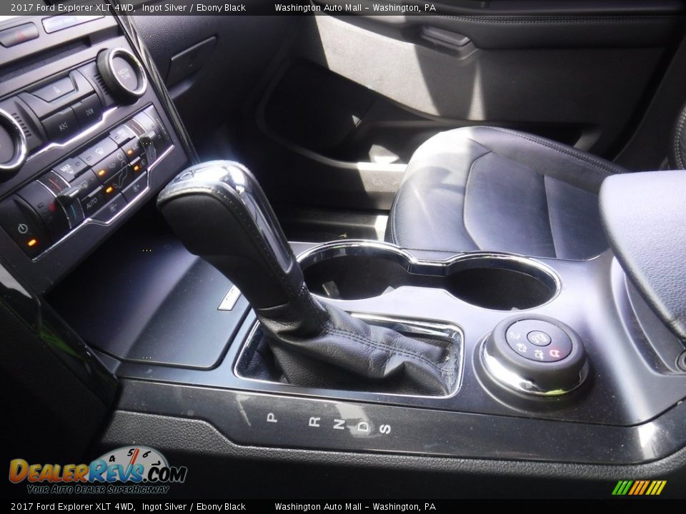 2017 Ford Explorer XLT 4WD Ingot Silver / Ebony Black Photo #16