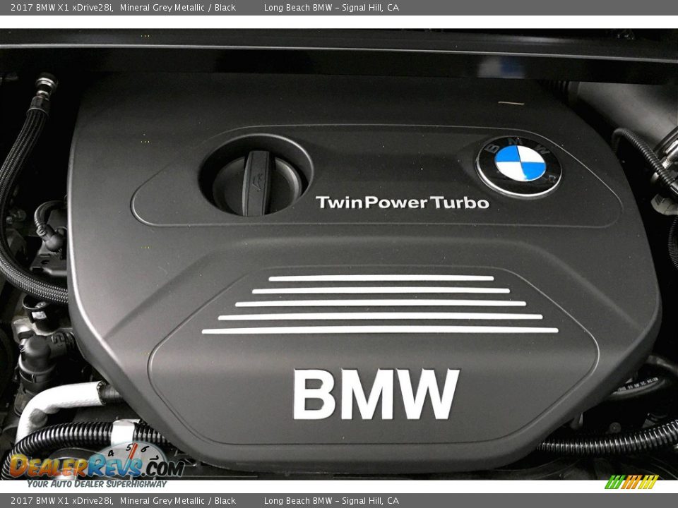 2017 BMW X1 xDrive28i Mineral Grey Metallic / Black Photo #35