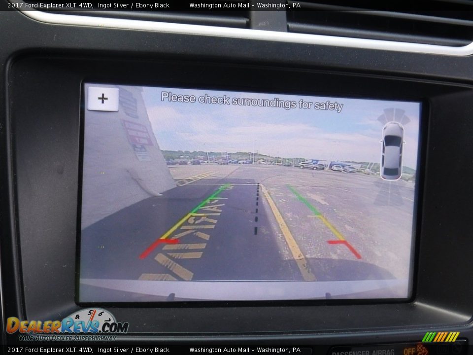 2017 Ford Explorer XLT 4WD Ingot Silver / Ebony Black Photo #21
