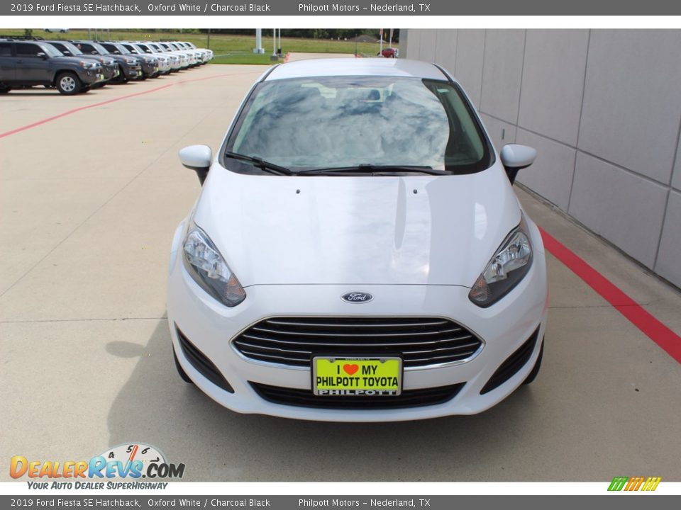 2019 Ford Fiesta SE Hatchback Oxford White / Charcoal Black Photo #3