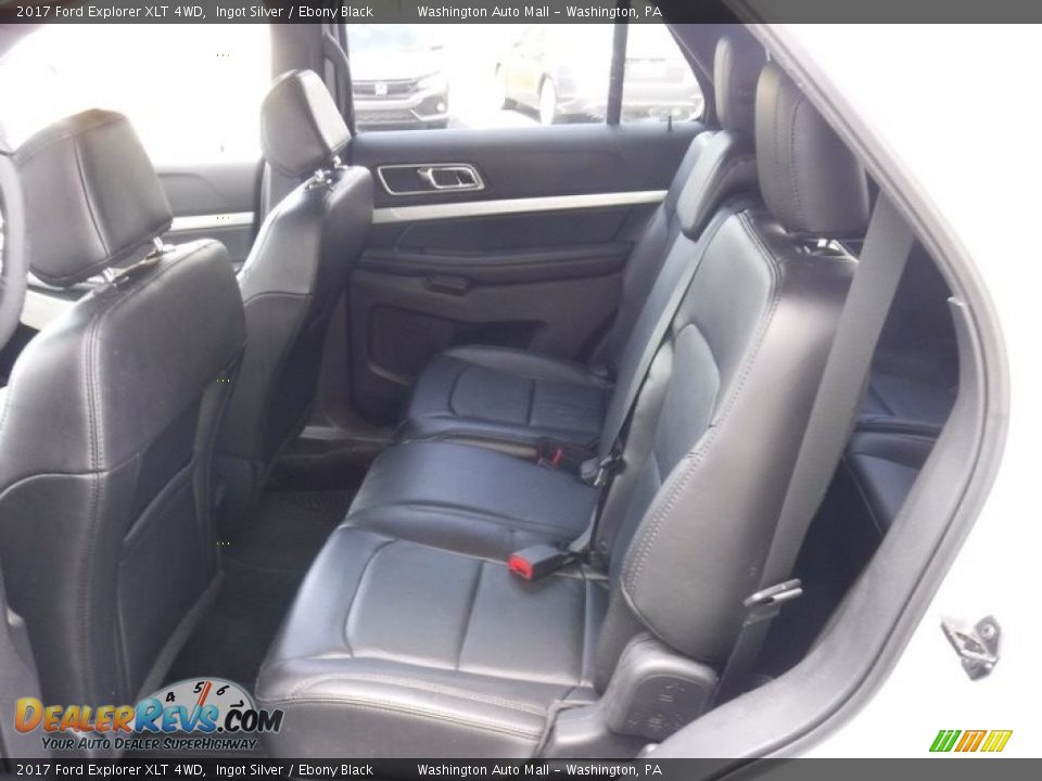 2017 Ford Explorer XLT 4WD Ingot Silver / Ebony Black Photo #24