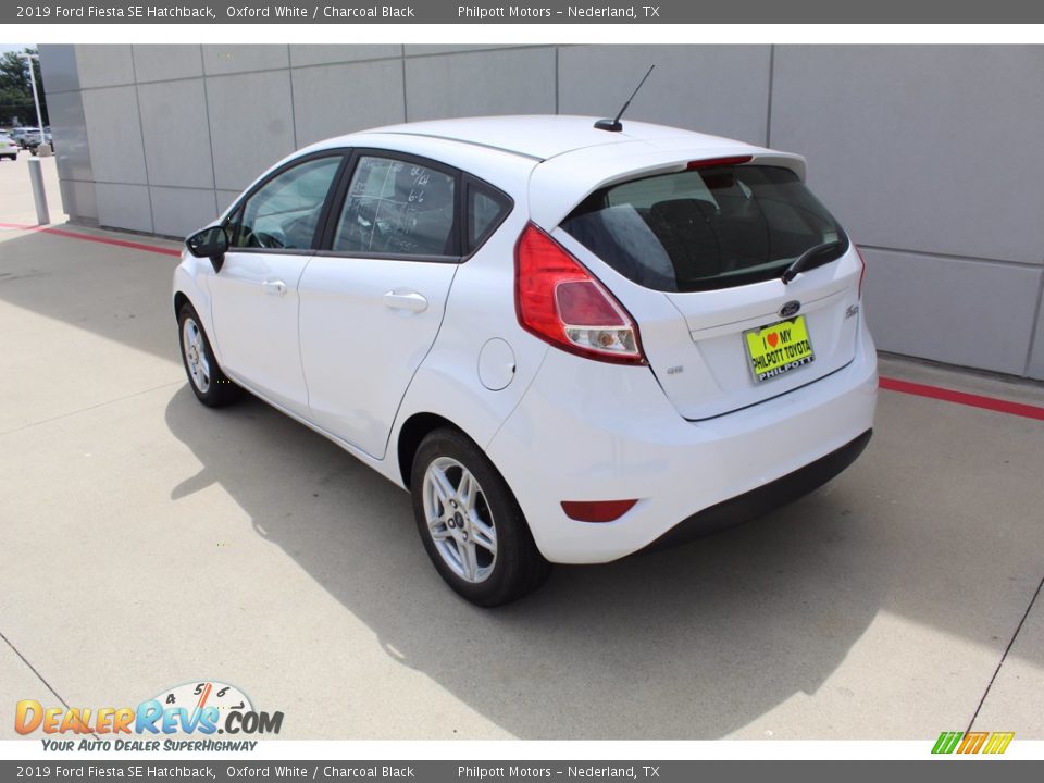 2019 Ford Fiesta SE Hatchback Oxford White / Charcoal Black Photo #6