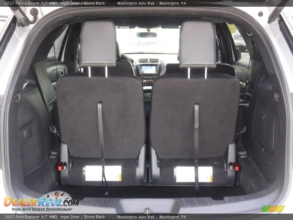 2017 Ford Explorer XLT 4WD Ingot Silver / Ebony Black Photo #26