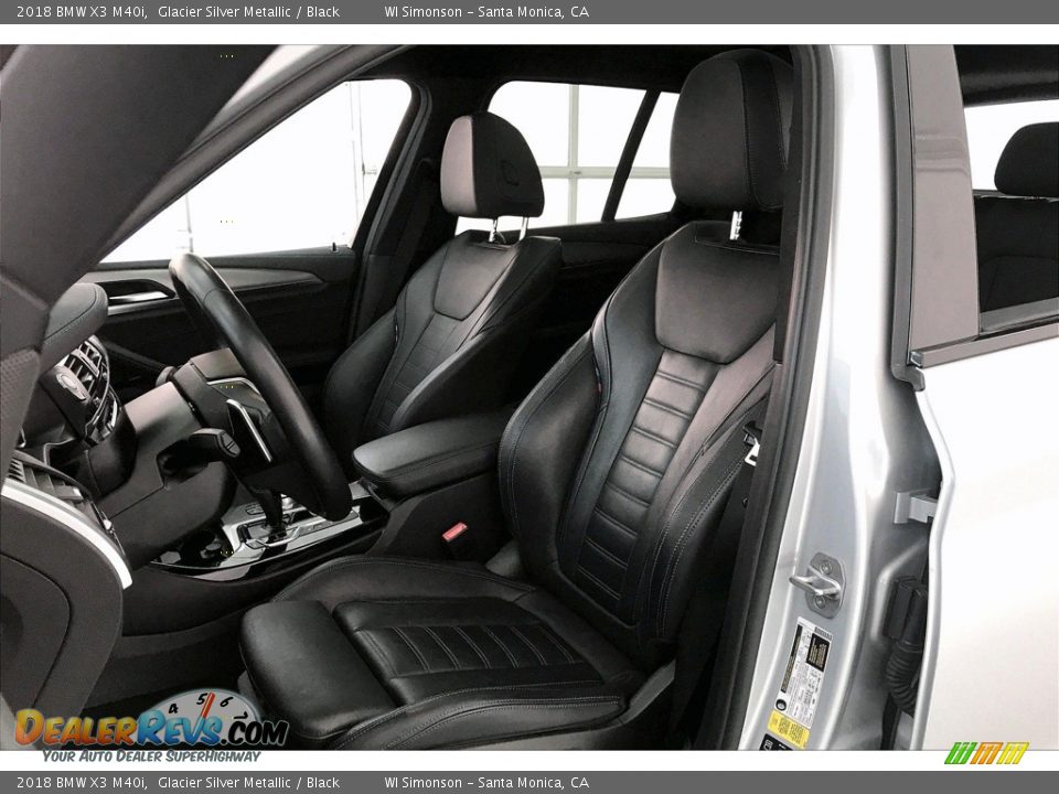 Front Seat of 2018 BMW X3 M40i Photo #14