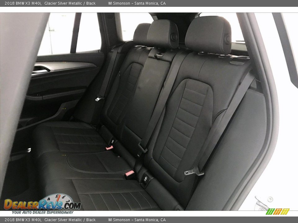 Rear Seat of 2018 BMW X3 M40i Photo #15