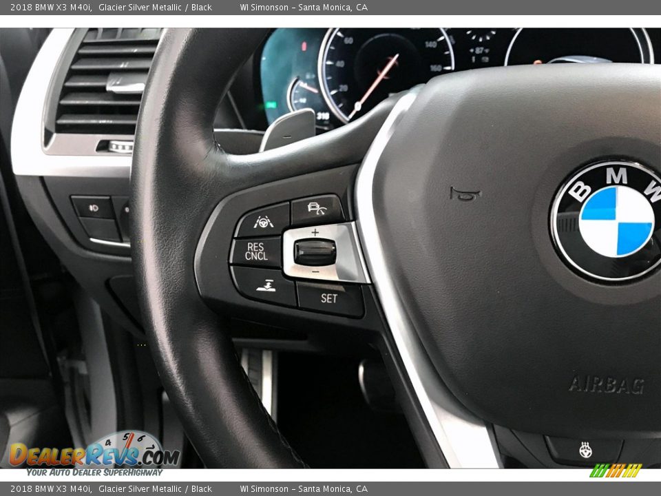 2018 BMW X3 M40i Steering Wheel Photo #18