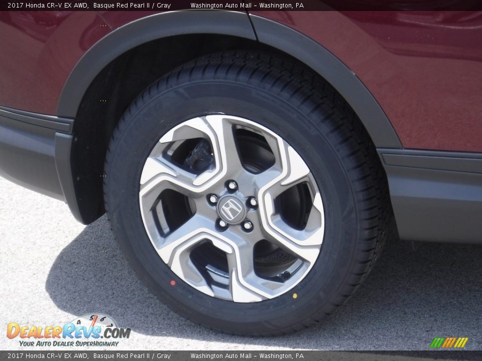 2017 Honda CR-V EX AWD Basque Red Pearl II / Gray Photo #3