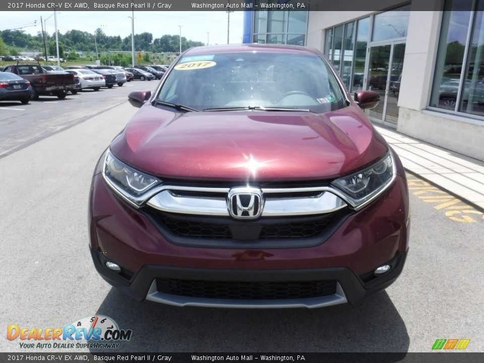 2017 Honda CR-V EX AWD Basque Red Pearl II / Gray Photo #5