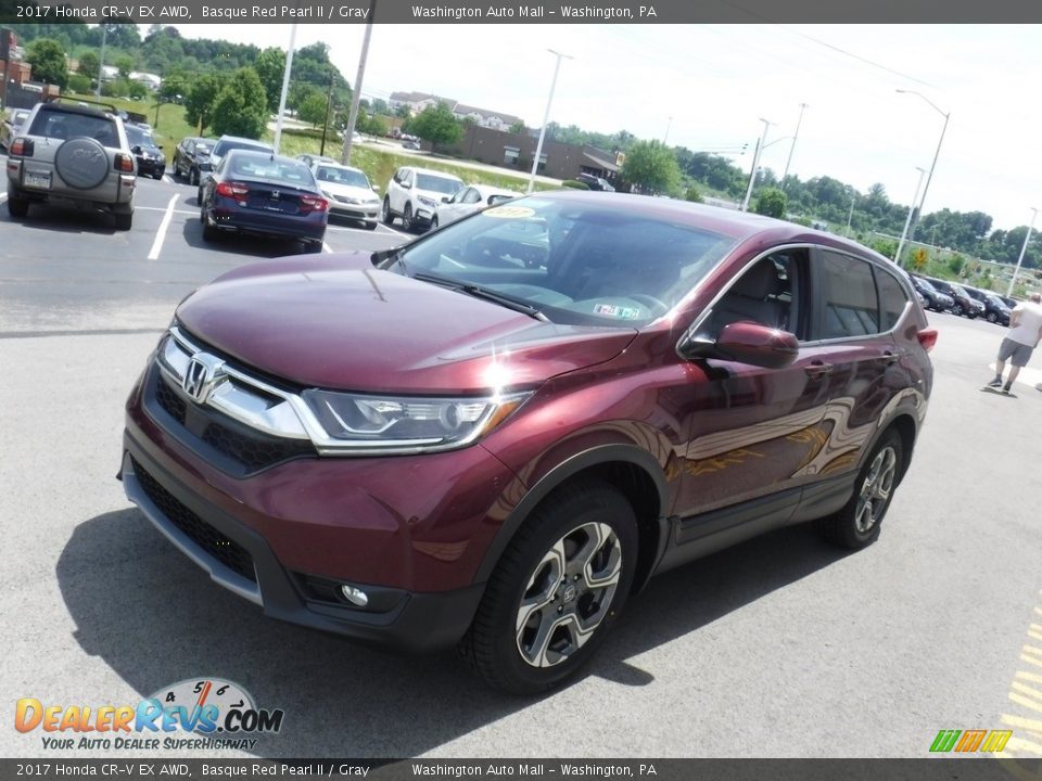 2017 Honda CR-V EX AWD Basque Red Pearl II / Gray Photo #6