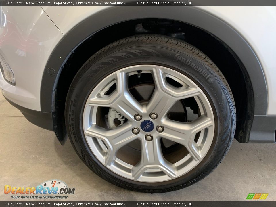 2019 Ford Escape Titanium Ingot Silver / Chromite Gray/Charcoal Black Photo #19