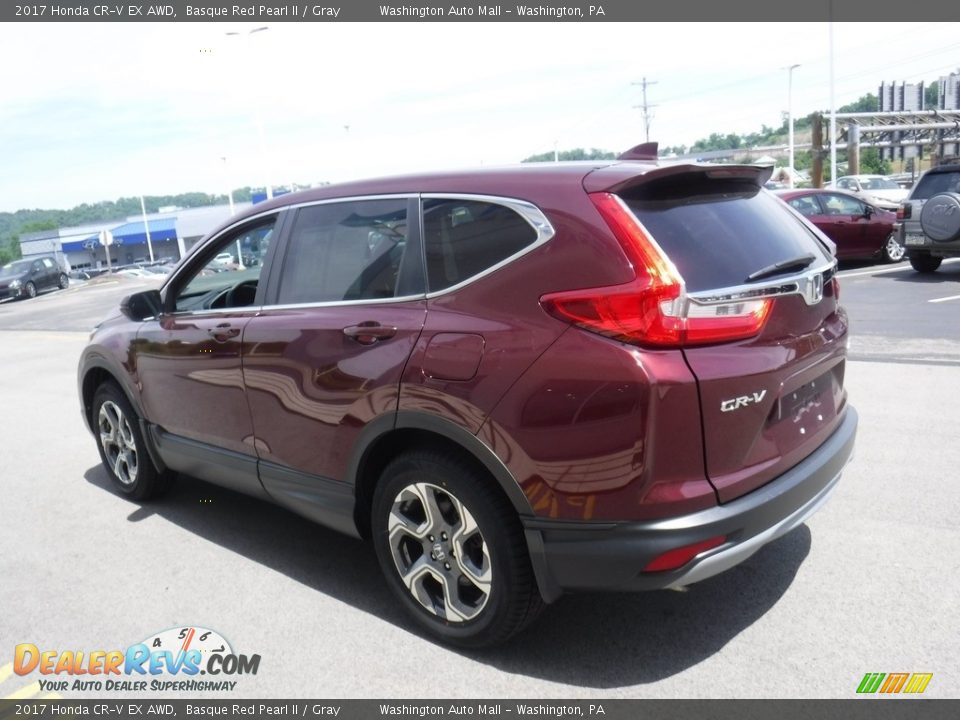 2017 Honda CR-V EX AWD Basque Red Pearl II / Gray Photo #8