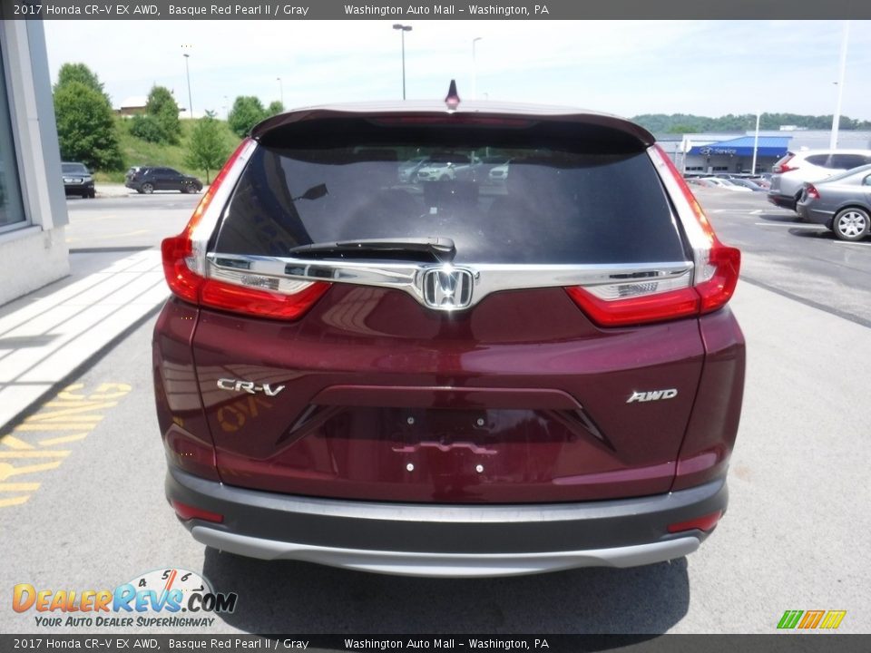 2017 Honda CR-V EX AWD Basque Red Pearl II / Gray Photo #9