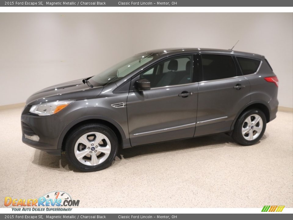 2015 Ford Escape SE Magnetic Metallic / Charcoal Black Photo #3