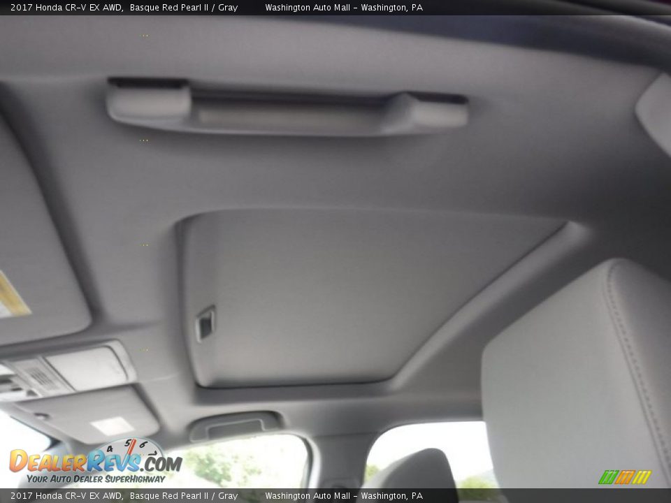 2017 Honda CR-V EX AWD Basque Red Pearl II / Gray Photo #12