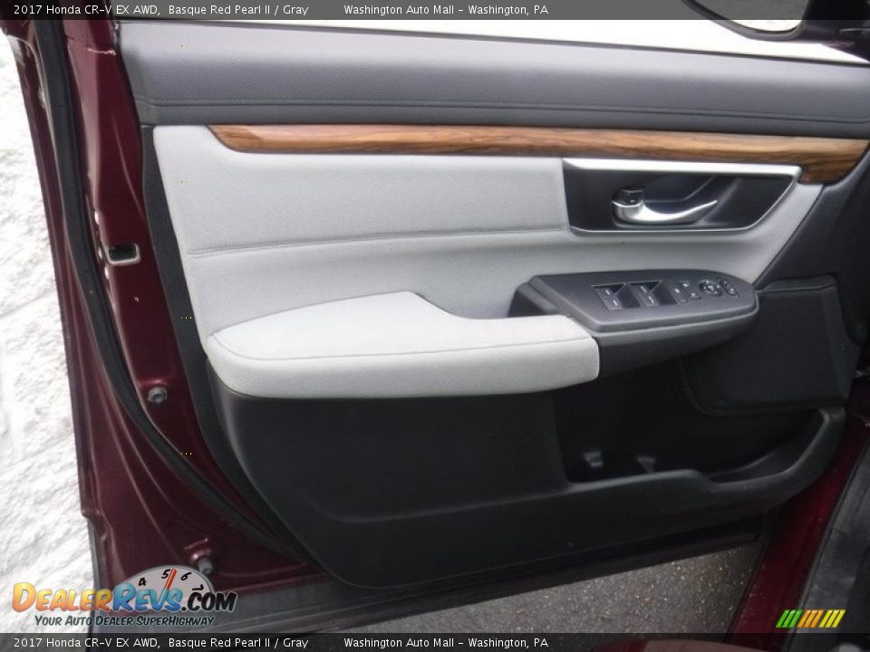 2017 Honda CR-V EX AWD Basque Red Pearl II / Gray Photo #13