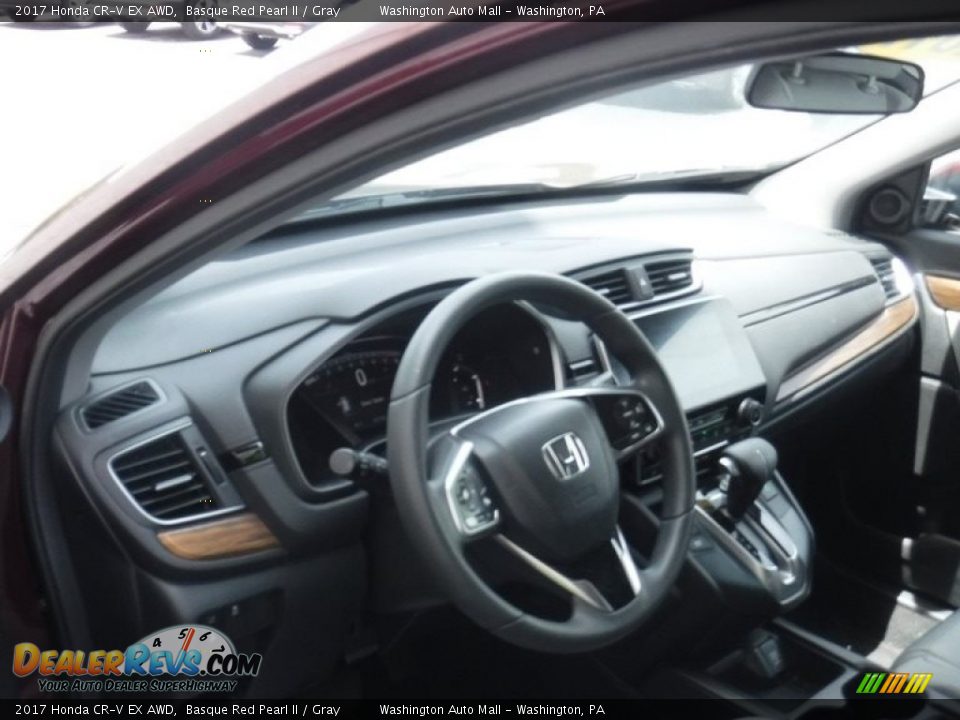 2017 Honda CR-V EX AWD Basque Red Pearl II / Gray Photo #14
