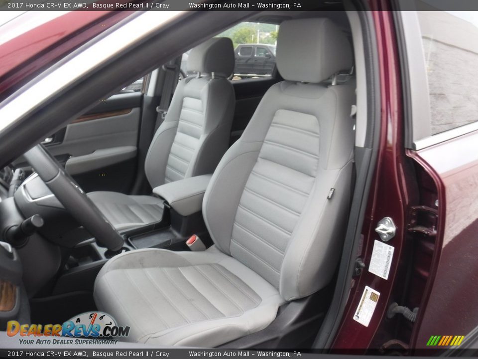 2017 Honda CR-V EX AWD Basque Red Pearl II / Gray Photo #16